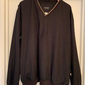 IZOD Black Pullover Golf Jacket- Men's XXL
